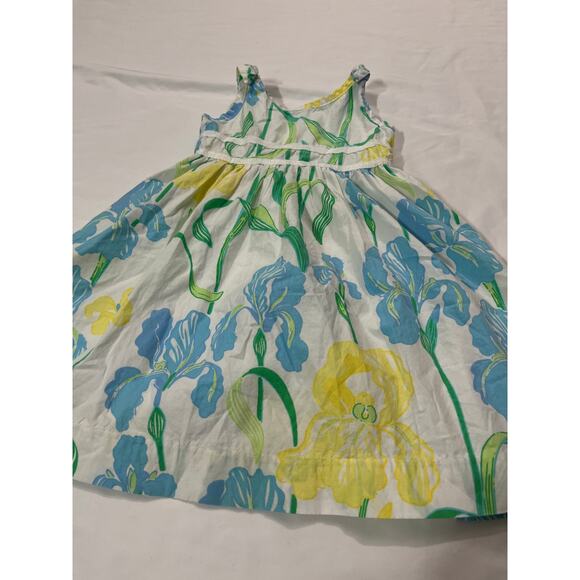 Lilly Pulitzer Bloomin Irises Floral Party Flower Girl Easter Dress Size 2T - Picture 2 of 6
